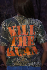 CAMO KILL THE KLAN T-SHIRT