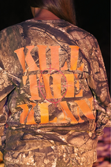 CAMO KILL THE KLAN LONG SLEEVE T-SHIRT